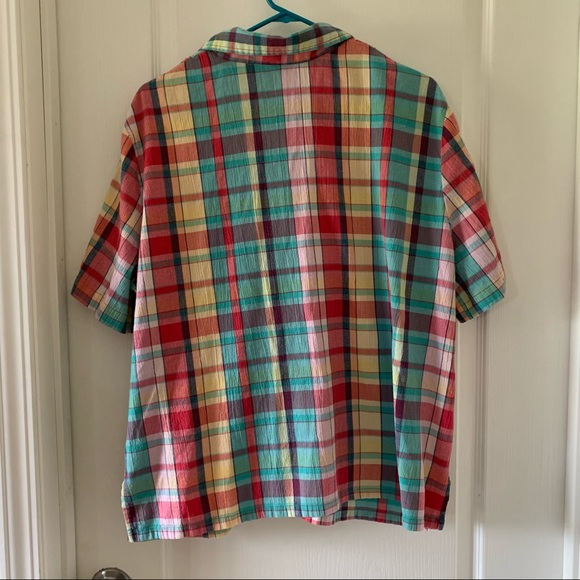 Vintage plaid top - Picture 2 of 4